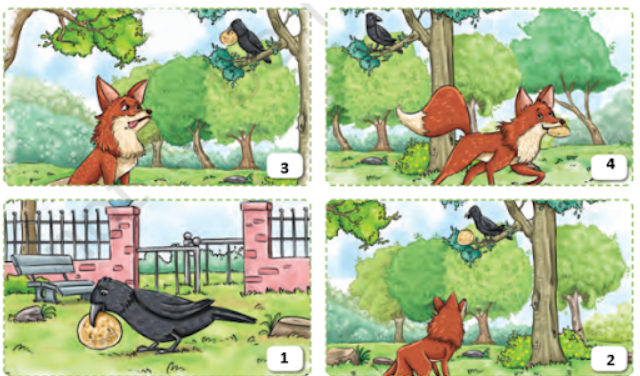 Chapter 2 The Raven and the Fox Class 6 Question Answer